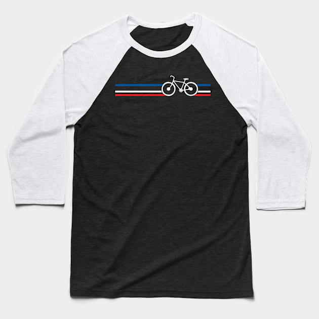 Bike Stripes French National Road Race v2 Great Idea Baseball T-Shirt by TeeTypo